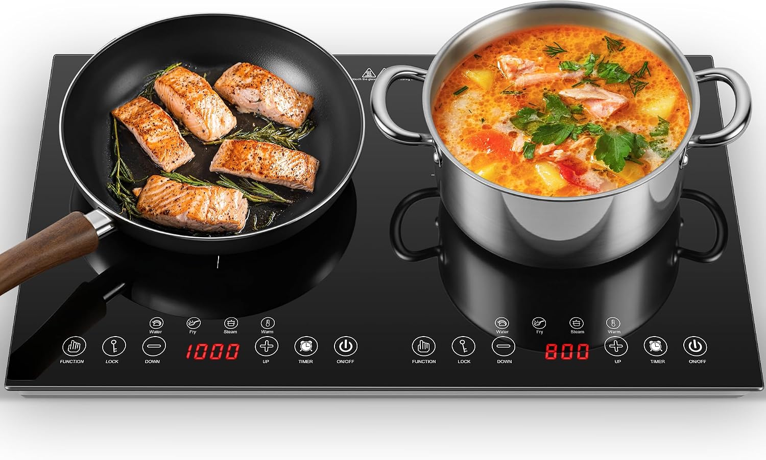 Induction Cooktop Portable - Portable Induction Cooktop 2 Burner -