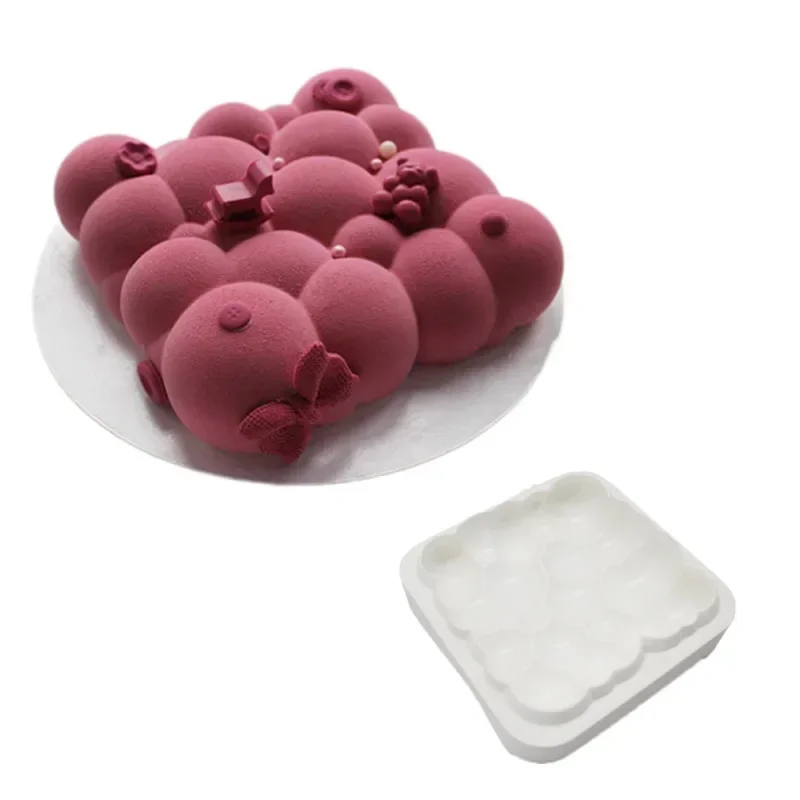 3D Square Cloud Shaped Silicon - Kitchen Appliances In White 评论和价格