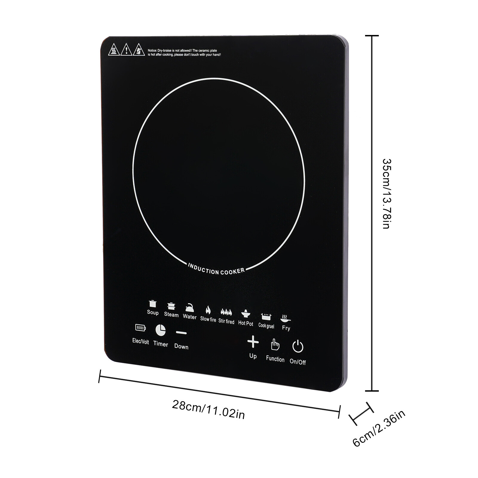 110V 750W Electric Induction C - Induction Cooktop Portable 评论和价格