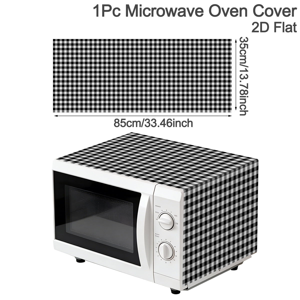 Black White Plaid Microwave Ov - Kitchen Appliances In White 评论和价格