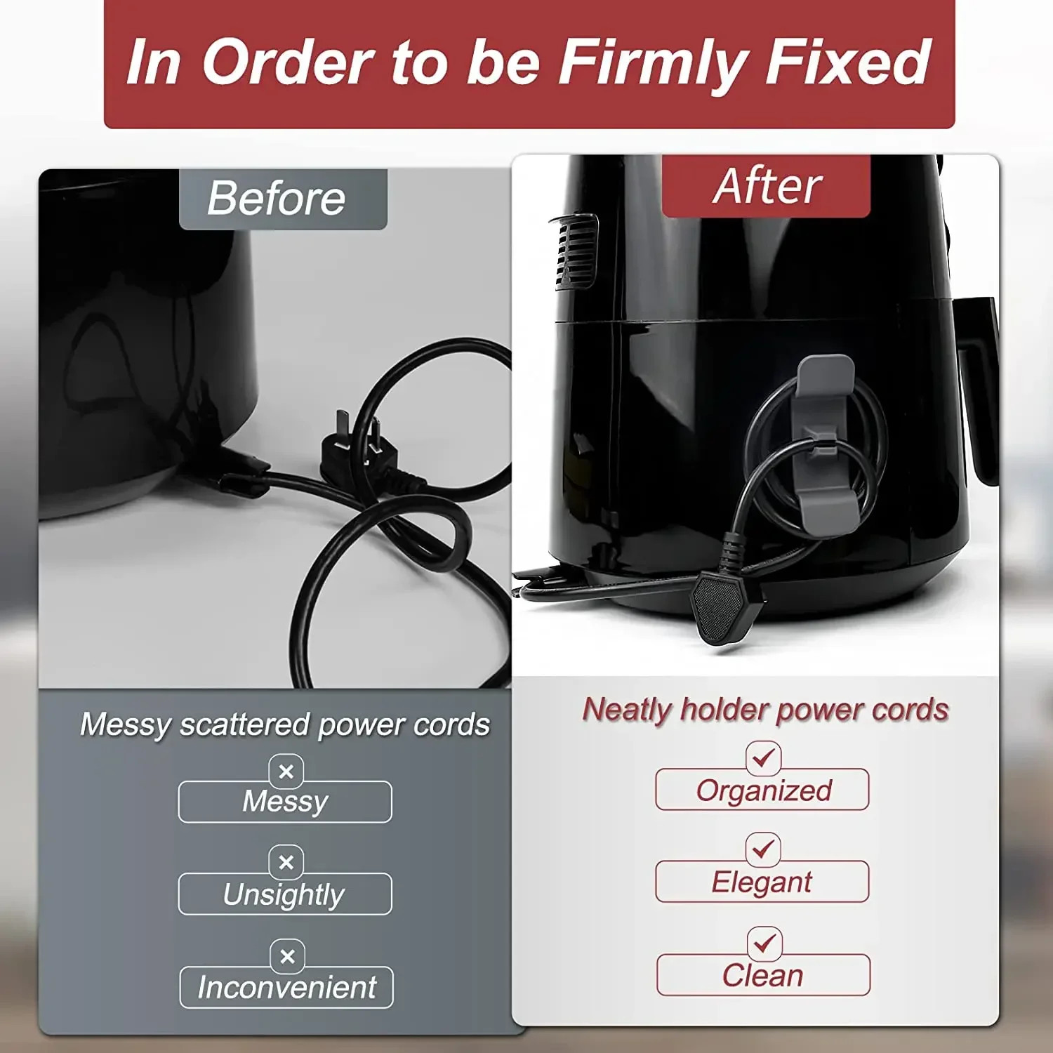 Cord Wrapper Cable Holder Clip - Kitchen Appliances Australia 评论和价格
