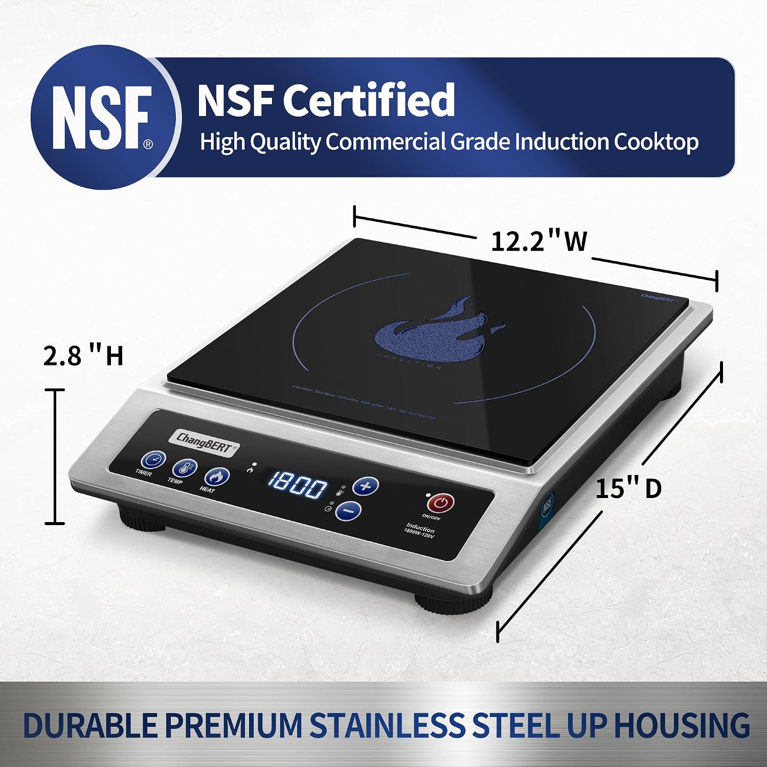 Induction Cooktop, Commercial  - Induction Cooktop Portable 评论和价格
