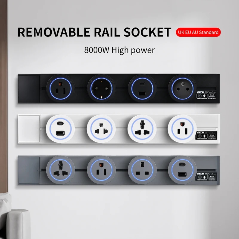 White Black Wall Power Track S - Kitchen Appliances In White 评论和价格